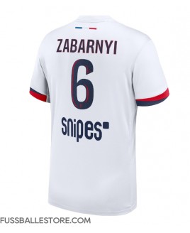 Günstige Paris Saint-Germain Illia Zabarnyi #6 Auswärtstrikot 2025-26 Kurzarm